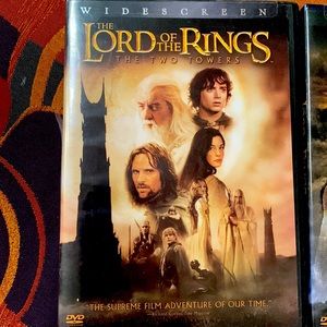 NWT The Lord of the Rings Set of 3 Widescreen DVDs